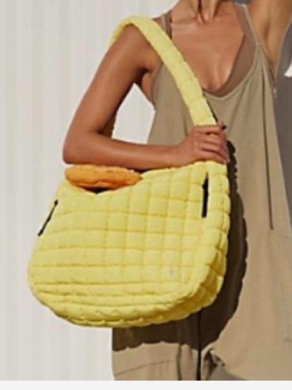 Free People Quilted Carry All Bag